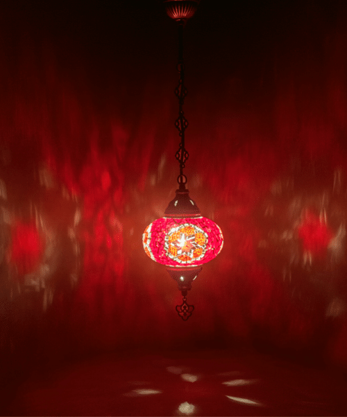 Oosterse Hanglamp Rood Goedkoop