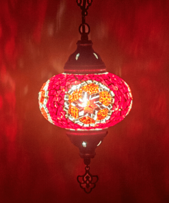 Oosterse Hanglamp Rood Size 3