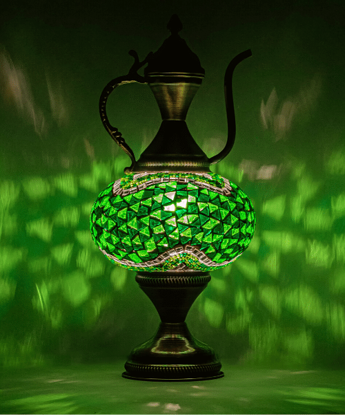 Turkse Oosterse Tafellamp Groen