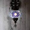 Handgemaakte Turkse Wandlamp Blauw 1 Blauwe Turkse Wandlamp – Oosters