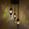 Oosterse Hanglamp 3 Bollen 1 Oosterse Hanglamp 3 Bollen - Mix Kleur - Size 2