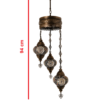 Oosterse Hanglamp 3 Bollen 2 Oosterse Hanglamp 3 Lampen afmetingen