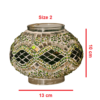 Turkse Staande Lamp 3 Size 2 Glas afmetingen