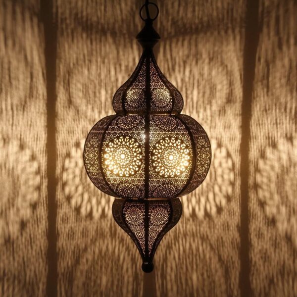 Marokkaanse hanglamp Moulouk met ketting