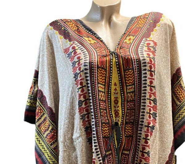 Beige Kaftan Zomerjurk