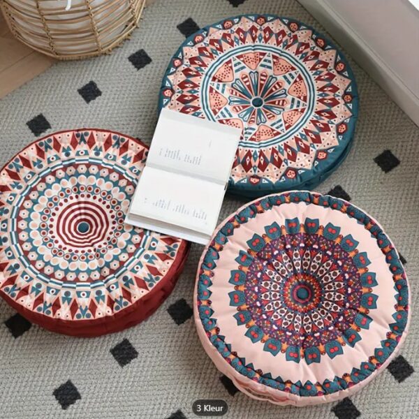 Boho Rond Meditatiekussen