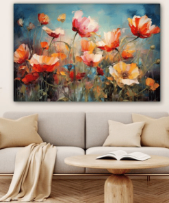 Canvas Schilderij Bloemen