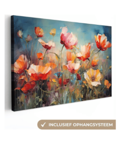 Canvas Schilderij Bloemen