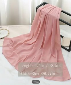 Effen Kleur & Lichtgewicht Sjaal