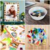 Handgesneden Glazen Mozaïek Blad Tegels – 100-delige Set 2 Glazen Mozaïek Blad Tegels – 100 Stuks