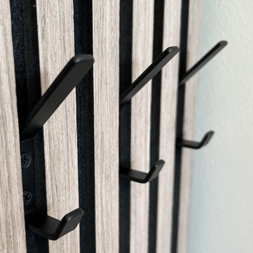 Kapstokhaak Akupanel Zwart – 13 mm – Akoestische Wand Kapstokhaak Akupanel Zwart – 13 mm – Akoestische Wand