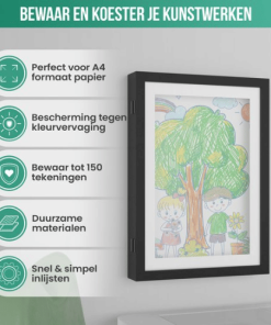 Kindertekeningen Lijstje A4