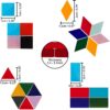 525 Stucks Mozaïektegelset van Gekleurd Glas 2 Kleurrijke Mozaïektegels Glas 525 Stuks – Mix Vormen