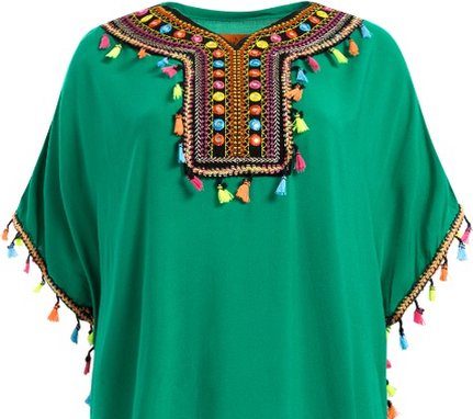 Marokkaanse Kaftan Jurk Groen Marokkaanse Kaftan Jurk Groen