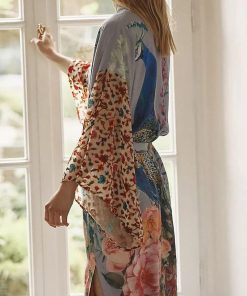 Bohemian Maxi Kaftan - Elegante Zomerjurk 3 Maxi Kaftan Jurk Kimono