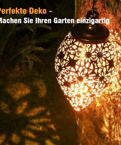 Görvitor Zonnelantaarns voor Buiten 2 Oosters LED Buitenverlichting