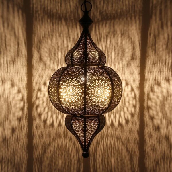 Oosterse Hanglamp Zwart