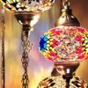 Kleurrijke Oosterse Hanglamp 1 Oosterse Hanglamp met 5 Mozaïek Bollen