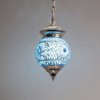 Oosterse Hanglamp Mozaïek Blauw – Ø15 cm – Turkish Design 1 Oosterse Mozaïek Hanglamp Blauw