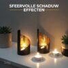 Waxinelichthouder Twist – Luxe Set van 2 3 Oosterse Theelichthouders set