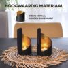 Waxinelichthouder Twist – Luxe Set van 2 2 Oosterse Theelichthouders set