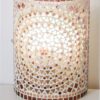Oosterse Wandlamp Mozaïek Cilinder – Paars 2 Oosterse Wandlamp Cilinder – Paars Mozaiek