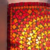 Oosterse Wandlamp Mozaïek Cilinder – Oranje 2 Oosterse Wandlamp Mozaiek Cilinder – Oranje