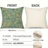 Tropische Kussenhoezen Set – 4 Stuks Vintage Botanisch Design 2 Tropische Kussenhoezen