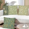 Tropische Kussenhoezen Set – 4 Stuks Vintage Botanisch Design 1 Tropische Kussenhoezen