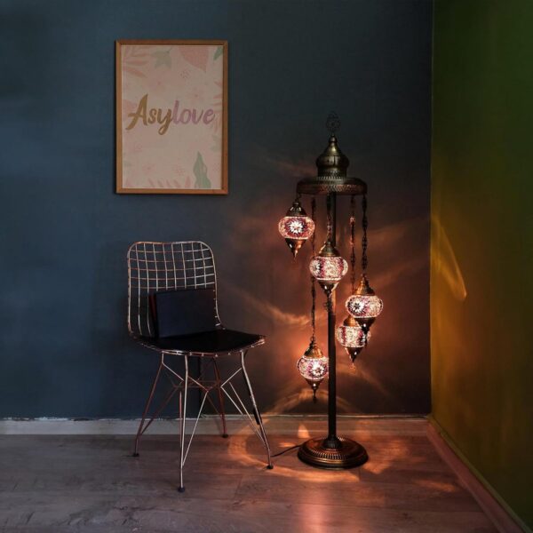 Turkse Staande Lamp Paars