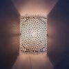 Oosterse Wandlamp Cilinder – Wit Mozaïek 1 Wandlamp Cilinder Wit Mozaiek-Oosters