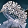 Zilveren Strass Tailleband – Handgemaakte Bruidsgordel vol Elegant Detail 3 Zilveren Strass Tailleband