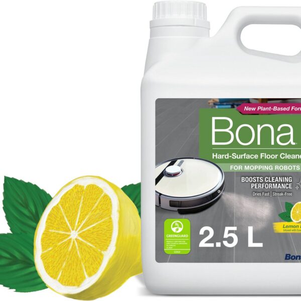 Trendy Online Winkel met Selectie van Unieke Items 62 Bona harde vloerreiniger 2,5L geschikt voor robotstofzuigers met dweilfunctie