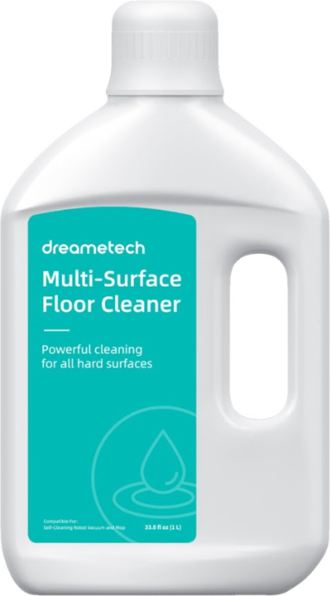 Dreame vloerreiniger 1L – multi‑surface Dreame Multi‑Surface Floor Cleaner 1L geschikt voor alle vloertypen