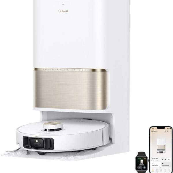 Dreame L50s Pro Ultra robotstofzuiger met 30.000 Pa zuigkracht en ThermoHub-dweil