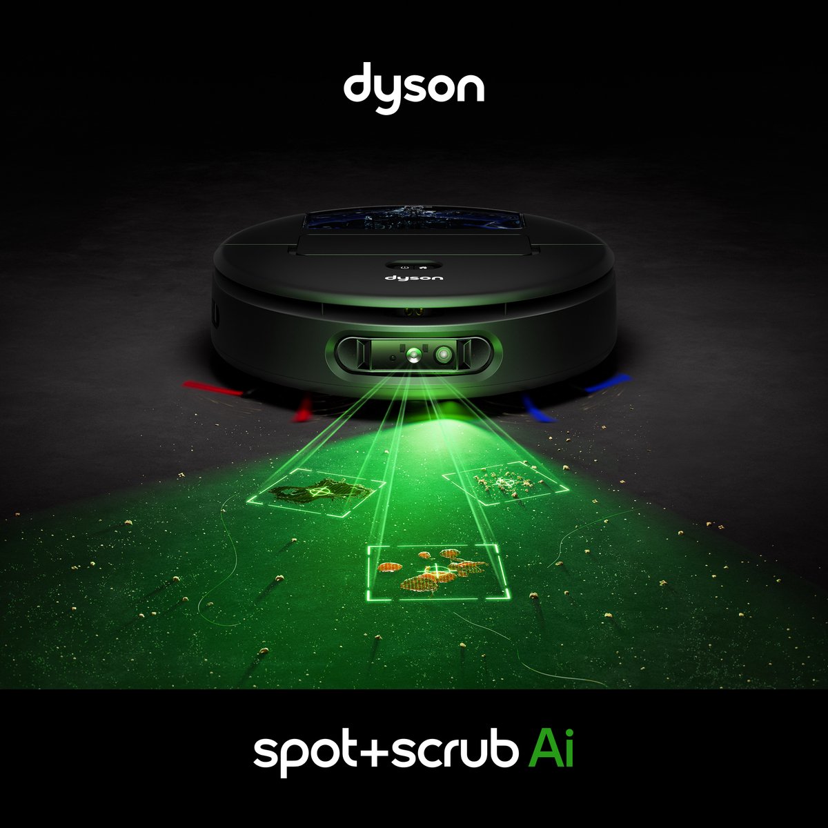 Dyson Spot+Scrub AI – Robotstofzuiger Dyson Spot+Scrub AI robotstofzuiger met AI‑vlekdetectie