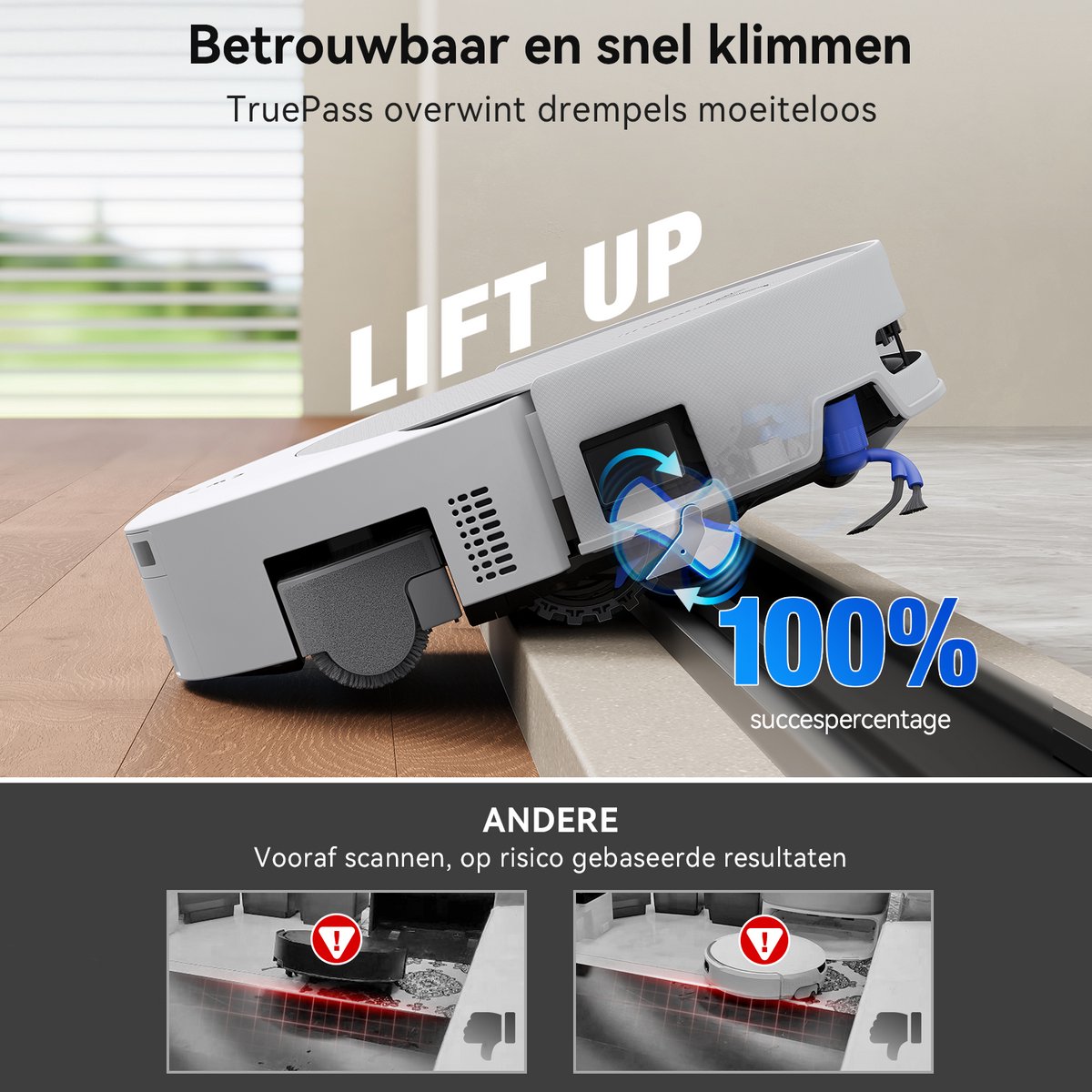 Ecovacs Deebot T90 OMNI – 30.000 Pa Ecovacs Deebot T90 OMNI robotstofzuiger met 30.000 Pa zuigkracht