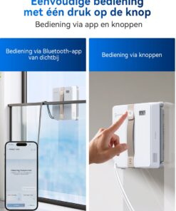Ecovacs Winbot Mini 1 Ecovacs Winbot Mini raamrobot met ultrasone spray