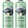James Vloerreiniger Schoon & Snel Droog 2×1L 2 James vloerreiniger schoon en snel droog 2×1 liter voordeelverpakking