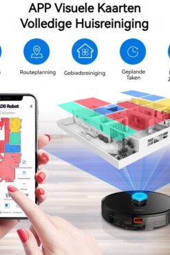 LIECTROUX X6 Robotstofzuiger 1 LIECTROUX X6 LDS LiDAR kaartnavigatie