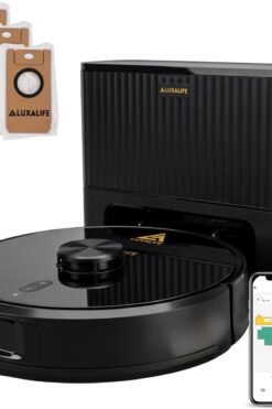 LuxaLife Louis V1 robotstofzuiger met 10.000 Pa zuigkracht en LiDAR‑navigatie