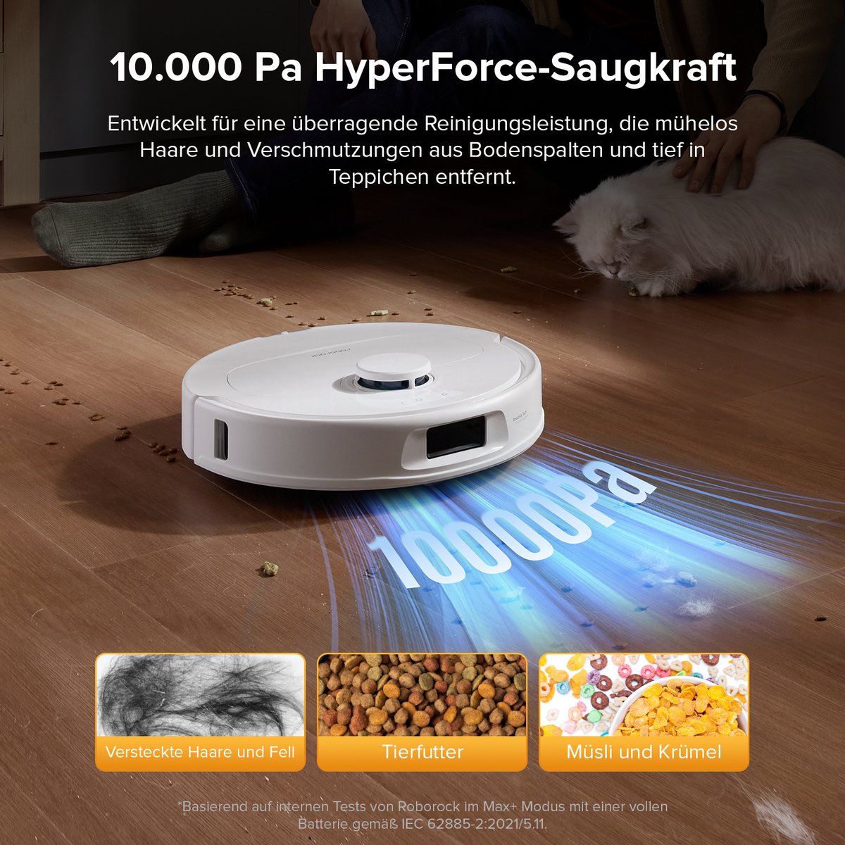 Roborock QV 35S – 10.000 Pa robotstofzuiger Roborock QV 35S robotstofzuiger met 10.000 Pa