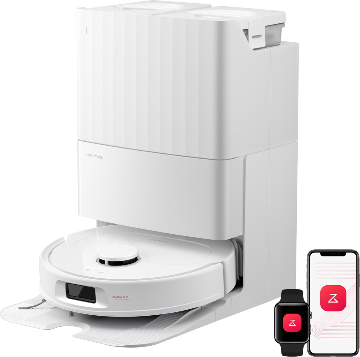 Roborock Qrevo S Pro – 18.500 Pa robotstofzuiger met dweilfunctie Roborock Qrevo S Pro robotstofzuiger met 18.500 Pa zuigkracht en alles‑in‑één dock