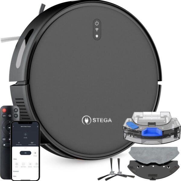 STEGA RC1400 robotstofzuiger met dweilfunctie