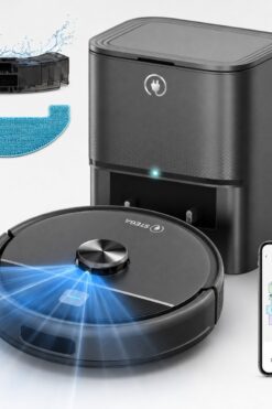 Trendy Online Winkel met Selectie van Unieke Items 11 STEGA RoboCleaner Max robotstofzuiger met leegstation