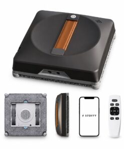 Stoffy Nova robot ramenwasser met dubbele spray en 4 anti‑valsensoren