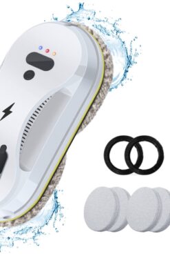Trendy Online Winkel met Selectie van Unieke Items 51 Stoffy Robot Ramenwasser met 5600 Pa zuigkracht en dubbele elektrische moppen