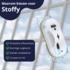 Stoffy Robot Ramenwasser 1 Stoffy Robot Ramenwasser met 5600 Pa zuigkracht