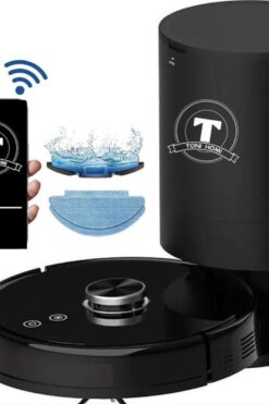 Trendy Online Winkel met Selectie van Unieke Items 11 TONIHOMI V8pro robotstofzuiger met LDS‑laser navigatie en dweilfunctie