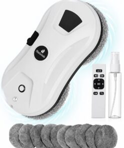TibaGoods Robot Ruitenreiniger met slimme waterspray en krachtige zuigkracht